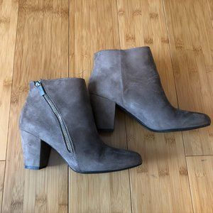 BCBGeneration Doreen Suede Bootie Taupe 9